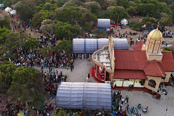கச்சத்தீவு புனித அந்தோனியார் ஆலயத்தின் வருடாந்த திருவிழா ; ஏராளமாக குவிந்த மக்கள் | Annual Festival St Anthony S Church Kachchathivu