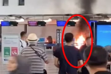 இத்தாலி விமான நிலையத்தில் செக்-இன் கவுண்டர்களை அடித்து நொருக்கிய நபர்; ஓட்டம் பிடித்த பயணிகள்!