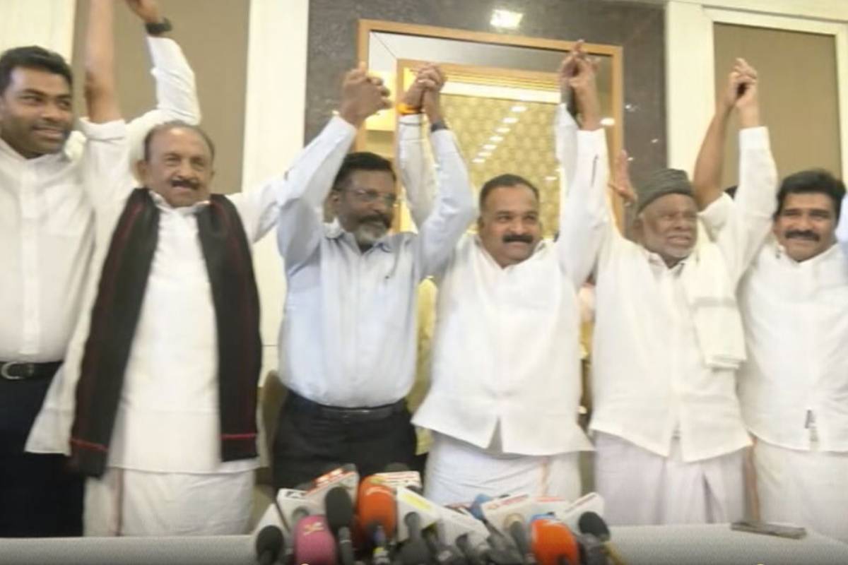 தவெக தோழமை கட்சி கூட்டத்தில் விவாதிக்கப்பட்ட 3 விஷயங்கள் - மாணிக்கம் தாகூர் விளக்கம் | 3 Discussions In Vijay Tvk Alliance Parties Meet