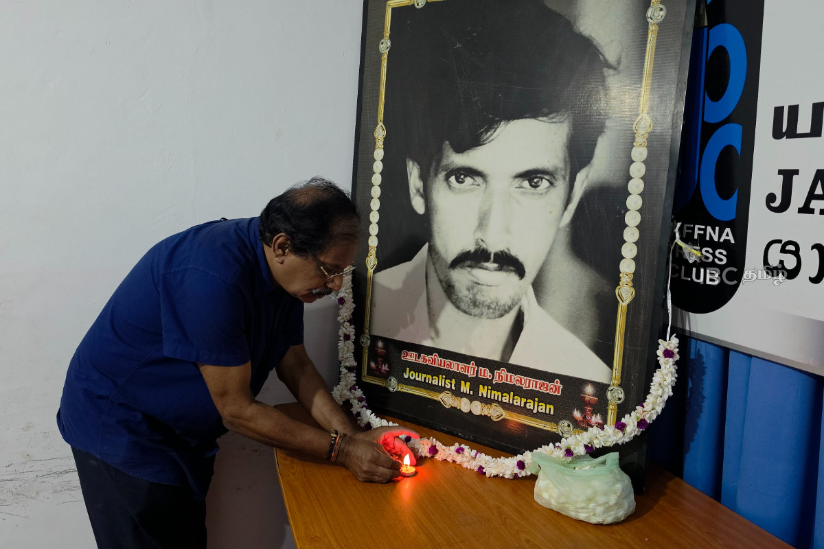 படுகொலை செய்யப்பட்ட ஊடகவியலாளர் நிமலராஜனின் 26ஆவது ஆண்டு நினைவேந்தல்! | 26Th Commemoration Of Journalist Nimalarajan