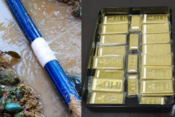 தண்ணீர் குழாயை சரி செய்ய 31 கிலோ தங்கத்தை தானம் வழங்கிய மர்ம நபர்