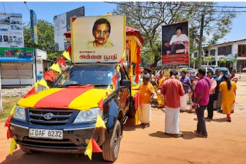 தமிழர் தாயகத்தை வலம் வரும் ஊர்திப்பவனி (படங்கள்)