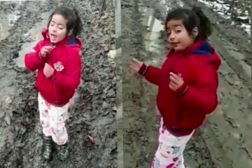 එක් රැයකින් මාධ්‍ය තරුවක් වූ පුංචි කෙල්ලගෙ ලොවම කැළඹූ වීඩියෝව මෙන්න.(VIDEO)