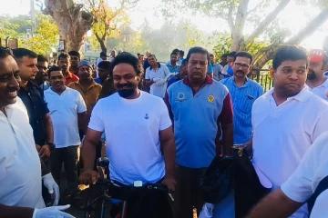 இந்திய துணைத்தூதுவர் தலைமையில் யாழில் ஆரம்பமான தூய்மையாக்கும் பணி