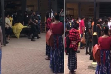 கடவுச்சீட்டு வரிசையில் குழந்தையை பிரசவித்த கர்ப்பிணி தாய்!