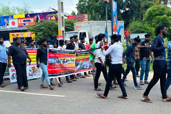 மட்டக்களப்பில் கைது செய்யப்பட்டுள்ள யாழ்.பல்கலை மாணவர்கள்: எழுந்துள்ள கண்டனம் | Batticaloa Protest Jaffna Students Arrest