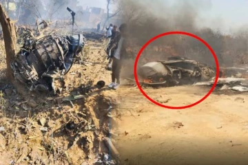 3 இந்திய போர் விமானங்கள் அடுத்தடுத்து விழுந்து விபத்து: பரபரப்பு வீடியோ