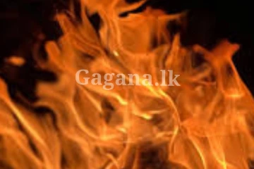 කර්මාන්තශාලාවක එකවරම ඇති වූ ගින්න..