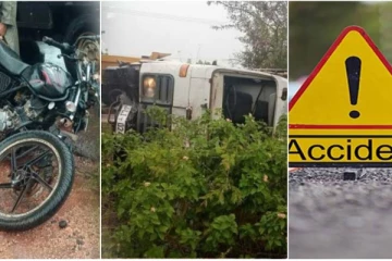 திருக்கோவில் பகுதியில் டிப்பர் வாகனம்-மோட்டார் சைக்கிள் மோதி விபத்து