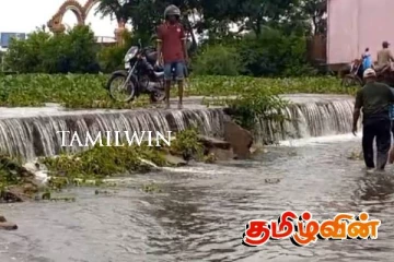 வவுனியாவில் 120 குளங்கள் நிரம்பி வான் பாய்கின்றன : 3 குளங்கள் உடைப்பு