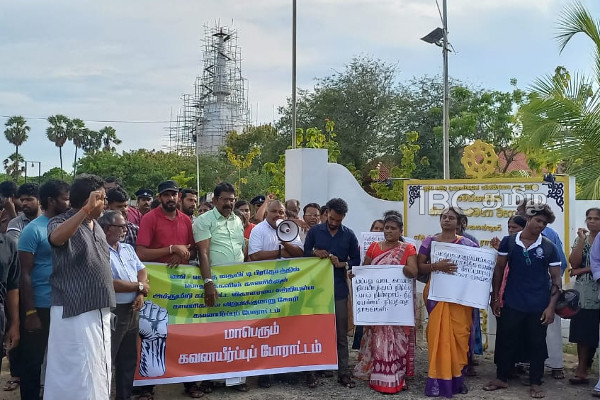 தமிழர் தாயகத்தில் சட்ட விரோத விகாரை - எதிர்ப்பு போராட்டத்தில் மக்கள்! | Jaffna Thaiyiddy Buddhist Temple Protest Tamils