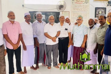 சாய்ந்தமருது தக்வா ஜும்ஆ பள்ளிவாசலுக்கு நிதியுதவி