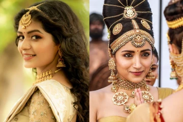 பொன்னியின் செல்வன் திரிஷாவிற்கு டஃப் கொடுக்கும் அதிதி ஷங்கர்.. எப்படி இருக்கிறார் பாருங்க