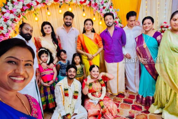மகன் திருமணத்தில் வைப் செய்த செல்வி.. குதூகலத்தில் ஆகாஷ்- இனியா | Baakiyalakshmi Selvi And Akash Vibe Trending Song