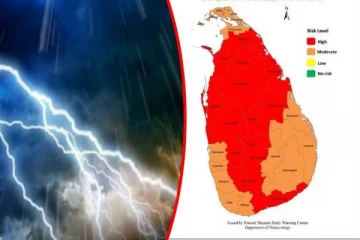 இலங்கையின் 14 மாவட்டங்களுக்கு விடுக்கப்பட்டுள்ள சிவப்பு எச்சரிக்கை