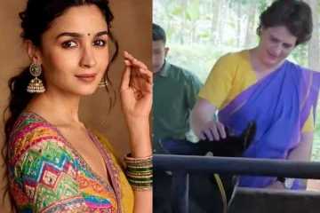 பாலிவுட் நடிகை பெயரில் பசுமாடு!! ஆலியா பட்டிடம் மன்னிப்பு கேட்ட பிரியங்கா காந்தி..