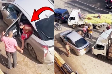 காரொன்றை அதிரடியாக மடக்கிப் பிடித்த பொலிஸார்.. நடுவீதியில் பரபரப்புச் சம்பவம்