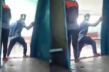 இதுதான் நீங்க சொன்ன சிங்கப்பெண்ணா.. ரயிலில் நடைமேடை சாகசம் செய்த ப்ள்ளி சிறுமியின் வீடியோ..