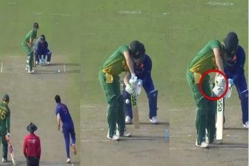 எகிறிய ஸ்டெம்ப் பெயில்ஸ்! டேவிட் மில்லர் விக்கெட் தட்டி தூக்கிய வாஷிங்டன் சுந்தர் வீடியோ