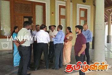 கீரிமலை ஜனாதிபதி மாளிகையில் ஆய்வு