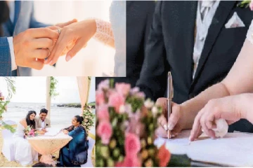 විවාහ වි සිටින ඔබ හා විවාහ විමට බලාපොරත්තුවෙන් සිටින ඔබ විවාහය ලියාපදිංචි විය යුත්තේ කෙසේදැයි හරියටම දැන ගන්න..