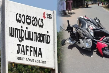 யாழில் எதிரேதிரே சென்ற வாகனங்கள் ஒன்றுடன் ஒன்று மோதி விபத்து - ஒருவர் படுகாயம்