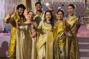 குஷ்பூ - சுந்தர் சி மகள் அவந்திகாவின் திருமணம்!! திரிஷா எப்படி இருக்காங்க பாருங்க..