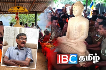 மீண்டும் வைக்கப்பட்ட அகற்றிய புத்தர் சிலை! முடிவின்றி தொடரும் சர்ச்சை