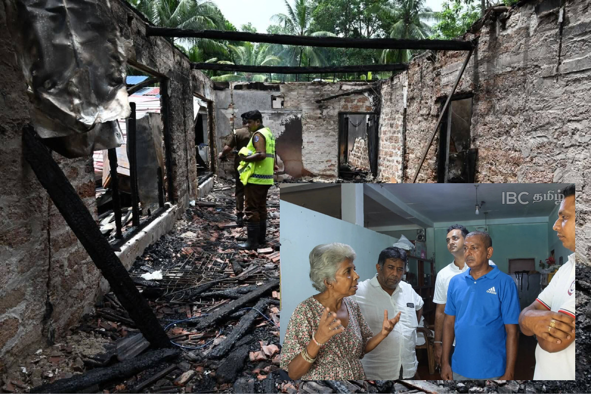 தீயில் கருகிய முதியோர் இல்லம் - அறைகளுக்குள் பூட்டி வைக்கப்பட்ட முதியவர்கள்: தப்பியோடிய ஊழியர்கள்...! | Elders Home In Anguruwathota Horana