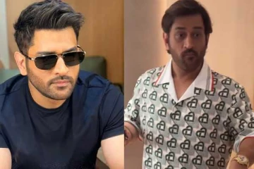 20 வயசு குறைந்த எம் எஸ் தோனி!! கில்லர் லுக்கில் கேப்டன் கூல்...