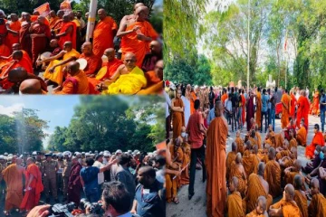 வீதியில் எரிக்கப்பட்ட 13 ஆம் திருத்தச் சட்ட பிரதி - கொழும்பில் மேலும் பதற்றத்தை ஏற்படுத்தியுள்ள போராட்டம்!