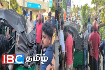 வவுனியாவில் இடம்பெற்ற அனர்த்தம் : மயிரிழையில் தப்பிய பெண்