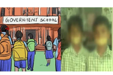 மாணவர்களின் வாயில் செல்லோ டேப் ஒட்டிய தலைமை ஆசிரியை - அரசு பள்ளியில் அதிர்ச்சி சம்பவம்!