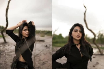 கருப்பு நிற உடை.. அழகில் மயக்கும் நடிகை ஐஸ்வர்யா லட்சுமி லேட்டஸ்ட்