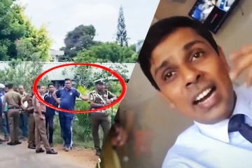 யாழ்.சாவகச்சேரி வைத்தியசாலைக்கு முன்பாக குழப்பம்: காவல்துறையினர் குவிப்பு