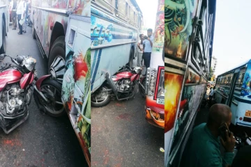 கொழும்பில் மோட்டார் சைக்கிள் விபத்து: ஒருவர் படுகாயம்