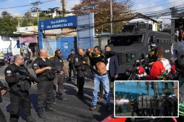 போதைப்பொருள் கும்பலுக்கு எதிராக பிரேசில் பொலிஸ் நடத்திய வேட்டை: கொல்லப்பட்ட 43 பேர்