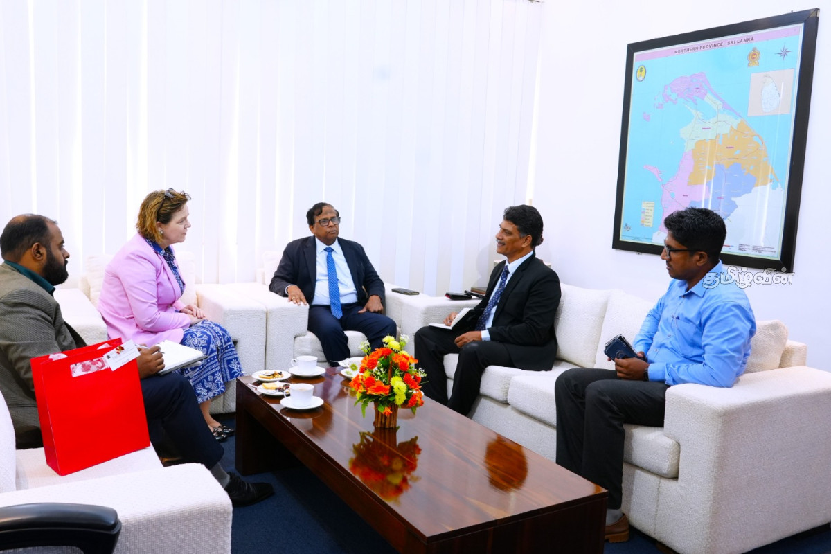 வடக்கில் முதலீடு மற்றும் விவசாயம் குறித்து கவனம் செலுத்த வேண்டும் - கனேடிய உயர்ஸ்தானிகரிடம் ஆளுநர் கோரிக்கை | Governor Urges Canada Envoy Invest North Agri