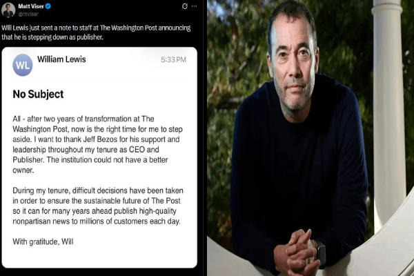 அமெரிக்காவின் முன்னணி நாளிதழின் பிரதம நிறைவேற்று அதிகாரி இராஜிநாமா | Top Us Newspaper Chief Executive Resigns