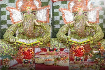 சென்னையில் புத்தகம் படிக்கும் விநாயகர்! 35 ஆயிரம் ஸ்கெட்ச் பேனாவால் ஜொலிக்கும் புகைப்படம்