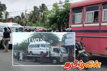 மட்டக்களப்பில் நோயாளர் காவு வண்டி - பேருந்து மோதி பாரிய விபத்து