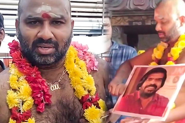 தலைவரே... எழுந்து வா... - டி.ஆர்.ராஜேந்தர் போட்டோ ஏந்தி Cool சுரேஷ் கோவில் விளக்கேற்றி பிரார்த்தனை - வைரலாகும் புகைப்படம் - தமிழ்நாடு