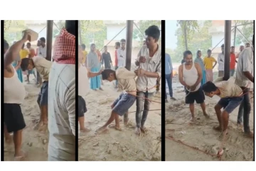 திருட்டு குற்றச்சாட்டில் 2 இளைஞர்களை கட்டிப்போட்டு கொடூரமாக தாக்கிய நபர் - பதற வைக்கும் அதிர்ச்சி சம்பவம்