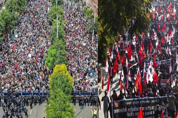 gen z protest against nepal social media ban