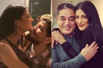 அப்பாவை விட காதலர் தான் முக்கியம்! கமல்ஹாசனை ஒதுக்கும் மகள் ஸ்ருதிஹாசன்..