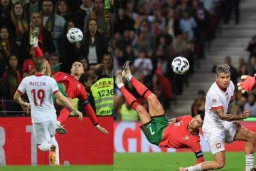 39 வயதில் 'Bicycle Kick' கோல் அடித்த ரொனால்டோ! இணையத்தை அலறவிட்ட வீடியோ