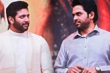 நடிகர்கள் சூர்யா மற்றும் கார்த்தியுடன் தீபாவளி கொண்டாடிய ஜெயம் ரவி- அனைவரும் ஒன்றாக இருக்கும் போட்டோ