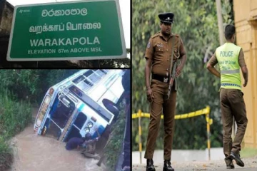 அதிகாலை பயங்கரம்..! பாடசாலை மாணவர்களை ஏற்றிச் சென்ற பேருந்து கால்வாயில் வீழ்ந்து விபத்து