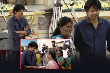 வெள்ளத்தால் பாதிக்கப்பட்டவர்களுக்கு நிவாரண உதவிகளை நேரில் வழங்கினார் நடிகர் விஜய்!