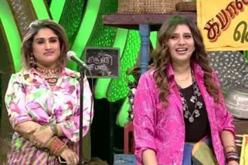 தொகுப்பாளினி பிரியங்காவை எட்டி உதைத்த வனிதா! சர்ச்சையைப் எழுப்பிய காட்சி